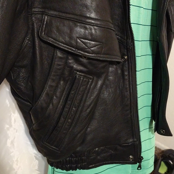 GREG BELL Vintage MENS LEATHER JACKET - Picture 4 of 9